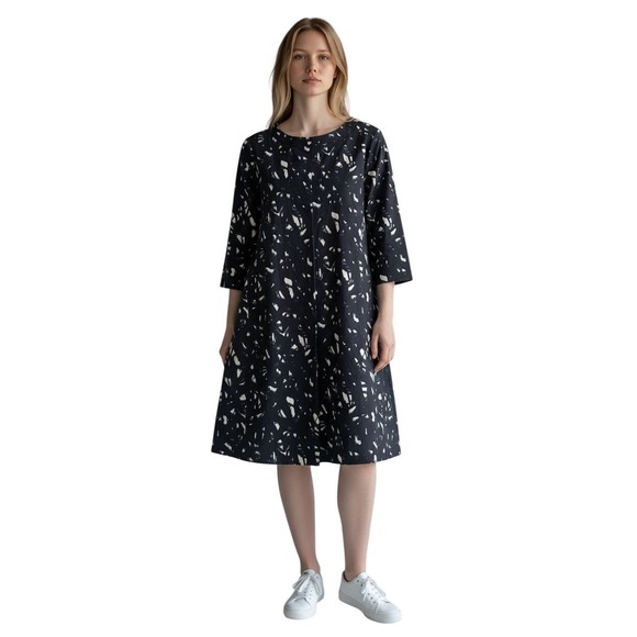 COS Abstract Shift Dress Size 8